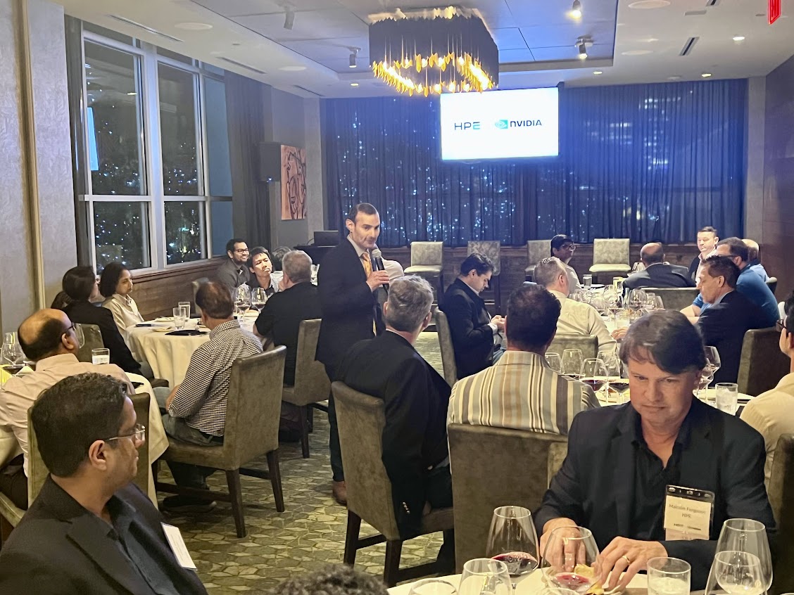 Dinner Event in Dallas with HPE & NVIDIA
